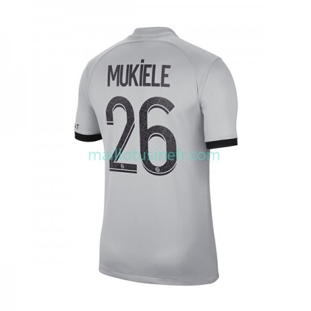 Maillot de Foot Paris Saint-Germain Mukiele 26 Extérieur 2022-23